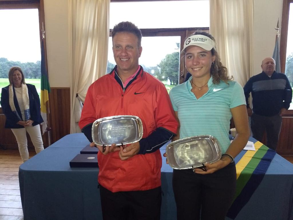Guadalupe Dabós y Hernán Martínez Campeones de la Federación